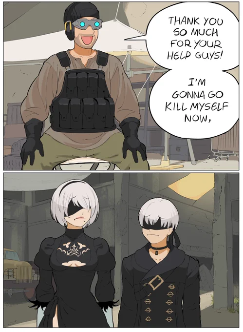 How every nier automata sidequest ends 