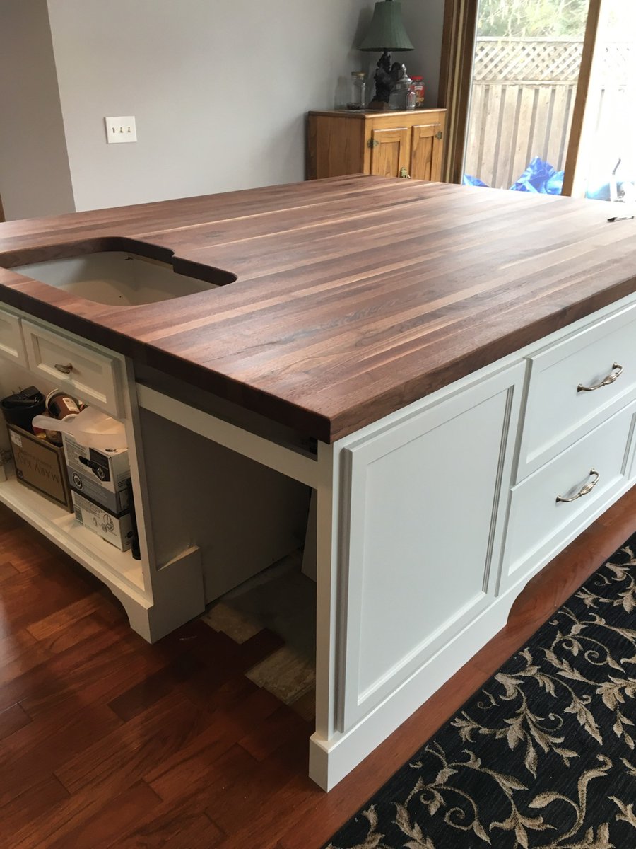 McClureBlock's tweet photo. Beautiful kitchen island tops handcrafted in Michigan made in America by the craftsmen at McClure Block https://t.co/VH88BcY21e https://t.co/MhFJrLNfX3