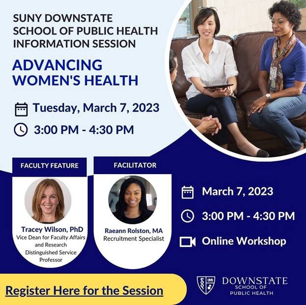 DownstateSPH's tweet photo. Please JOIN US on Tuesday, 3/7 at 3 PM virtually for the #SUNYDownstate School of #PublicHealth #InformationSession!
Pre-register for FREE at
https://t.co/5JECSJ5POT
#downstatesph #onlineworkshop #SPHInfoSession #MPH #DrPH #PublicHealthProgram #PublicHealthAdvancedCertificate https://t.co/I06pciAL1X