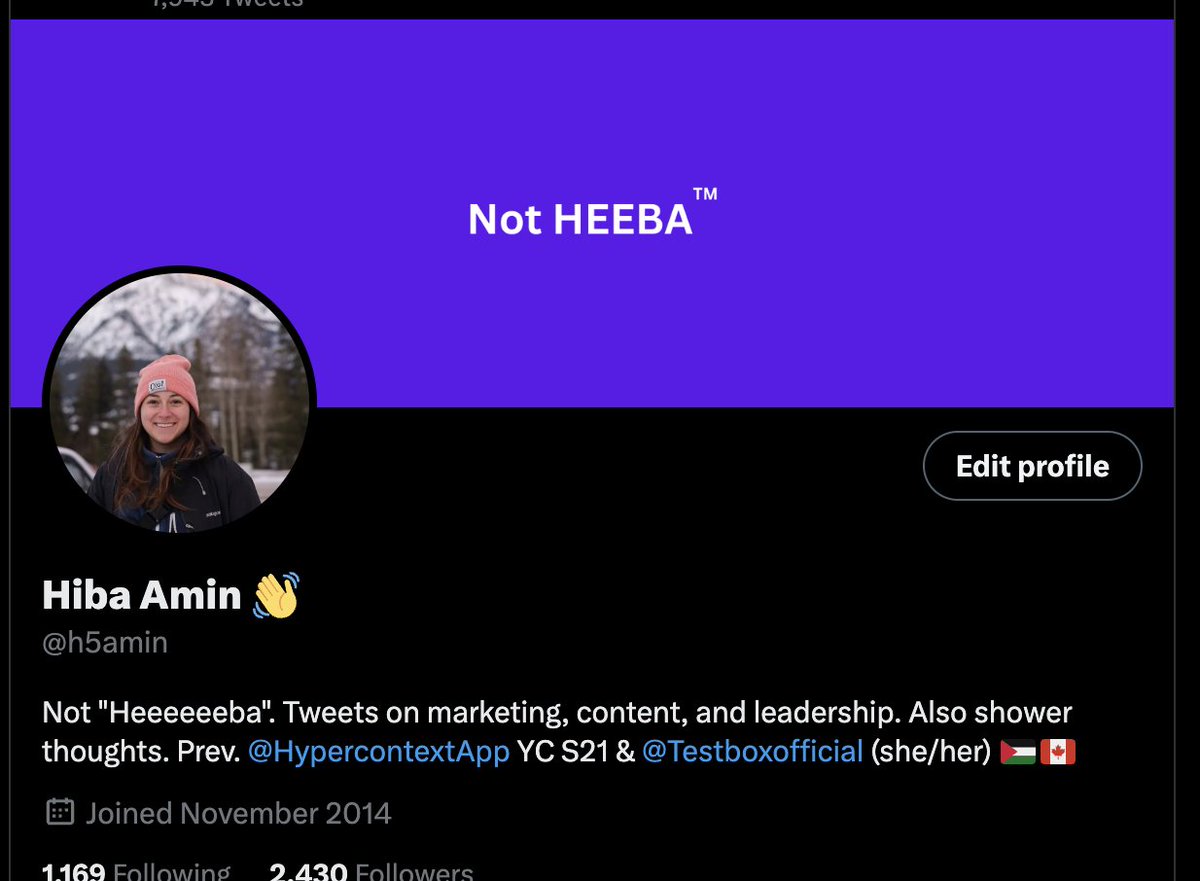 Hiba Amin 👋 tweet media