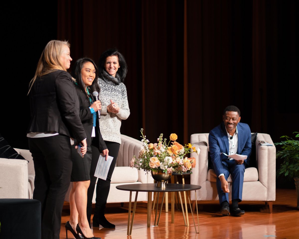 BedrockDetroit's tweet photo. Last week, Bedrock team members from #Detroit and #Cleveland came together to celebrate last year's achievements during an All Company Townhall. CEO Kofi Bonner and other leaders spoke about what we’ve accomplished, where we are and where we're headed. #OneTeamOneDirection https://t.co/7BbvBFHlCz