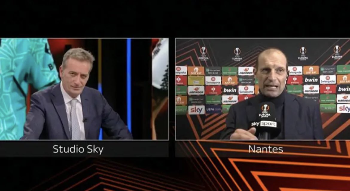 costantinovins's tweet image. #Allegri-#DeGrandis ATTO II

Allegri: “Stefano mi dispiace per l’altra sera, è capitato a te ma poteva capitare a chiunque dicesse quella cosa lì quella sera. Ne ho colpito uno per colpire tutti”.

De Grandis: “Prendi bene la mira la prossima volta”