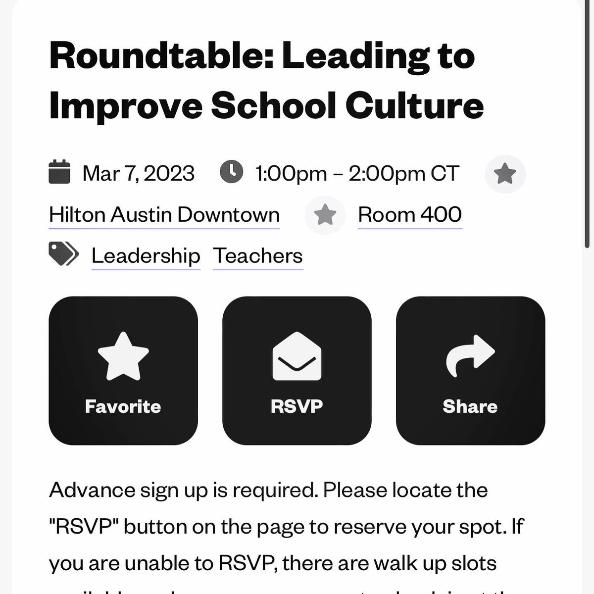 2RAYvolutionary's tweet photo. Anybody going to #SWSWEDU ??? 

I’ve been selected as a #SXSWEDU mentor! As a current Senior Education Consultant, I look forward to sharing my knowledge and experiences to support your career goals. Book a mentor/roundtable session with me today: https://t.co/GVkyAcaFxG https://t.co/ukUr5EOj9r