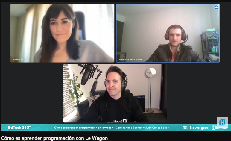 hirelineio's tweet photo. 🎙️ Hace poco tuvimos una entrevista donde conocimos cómo es aprender programación en @lewagonmx.
💙 RT, este hilo le puede ser de interés a más personas, gracias.
TE DEJAMOS UN RESUMEN DE LA ENTREVISTA EN ESTE HILO 🧵👇
#edtech360 https://t.co/bgwGfZm2MV