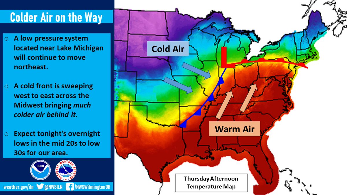 NWS Wilmington OH on Twitter "[347 PM] Hope you enjoyed today's warm