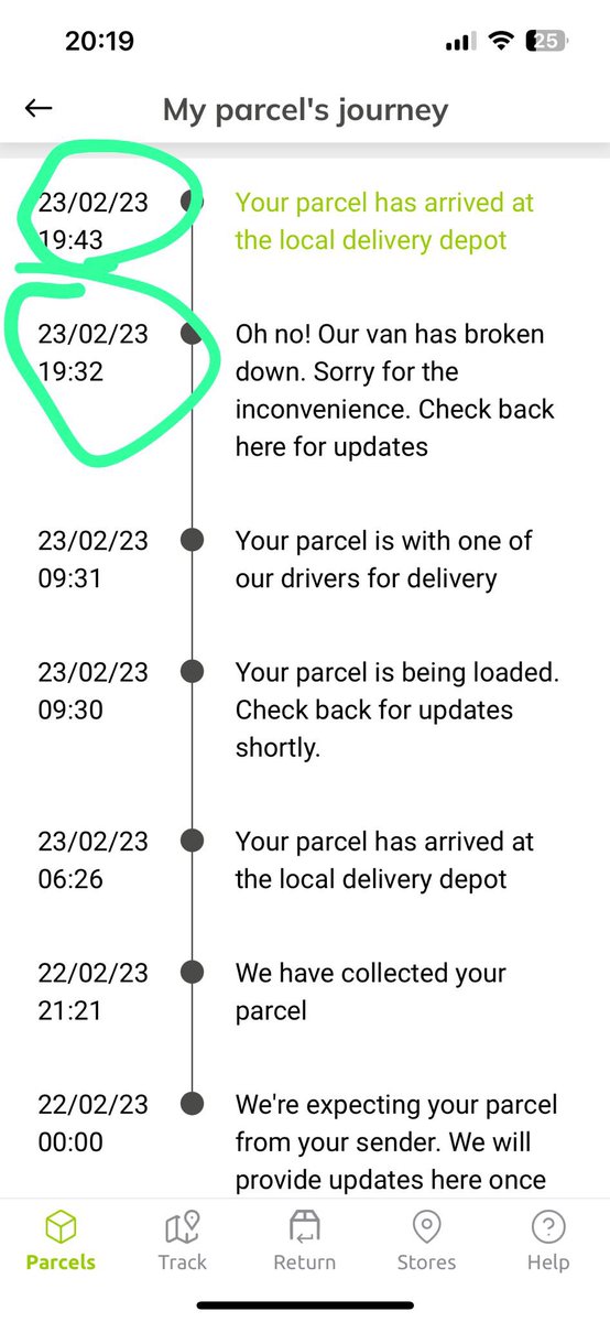 Waddo2004's tweet photo. @VeryHelpers Got back to the depot quick @YodelOnline @VeryHelpers @verynetwork https://t.co/Ej7XrbwKok
