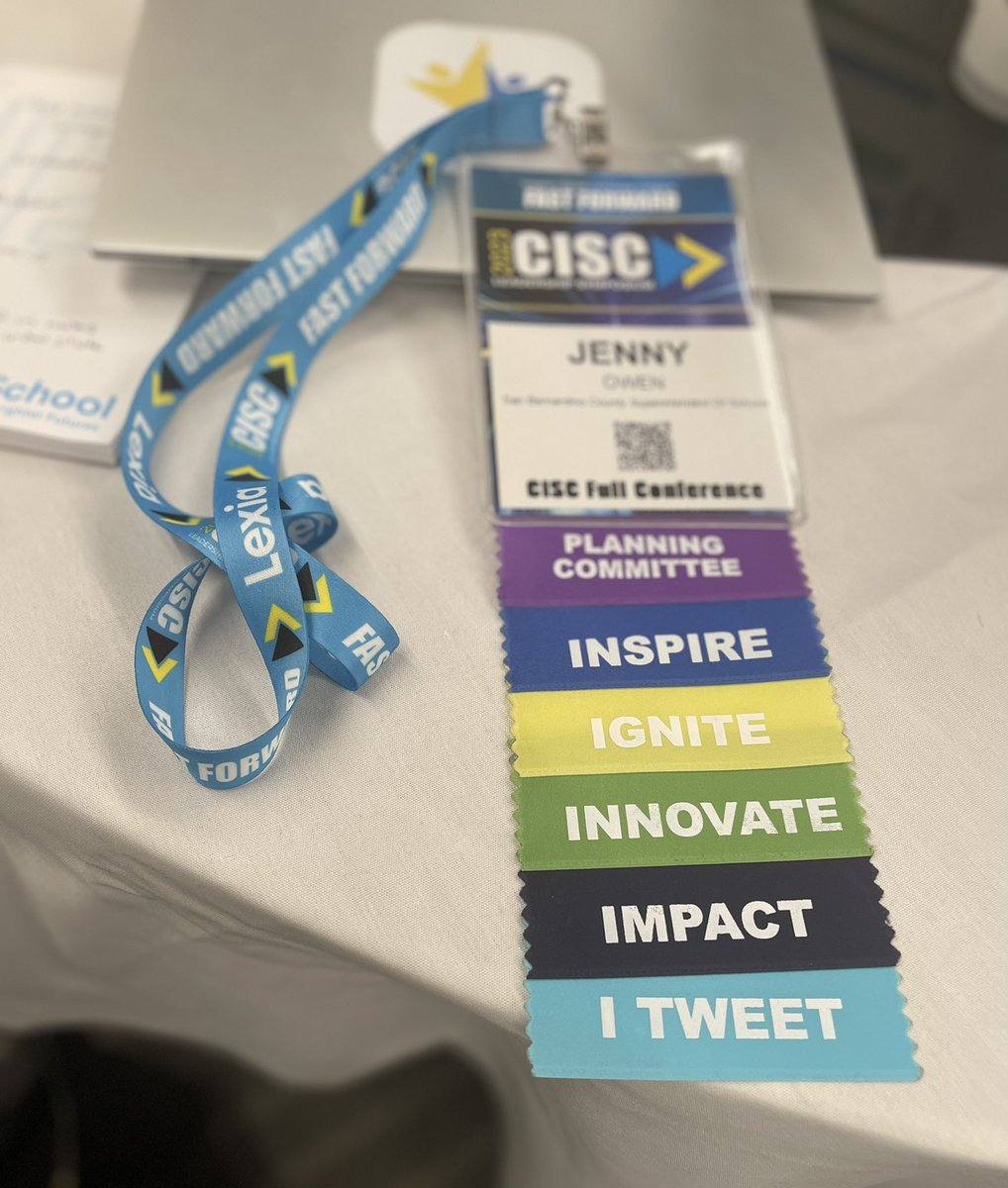 You know it’s a killer conference when your badge is as tall as you are…#CISC2023