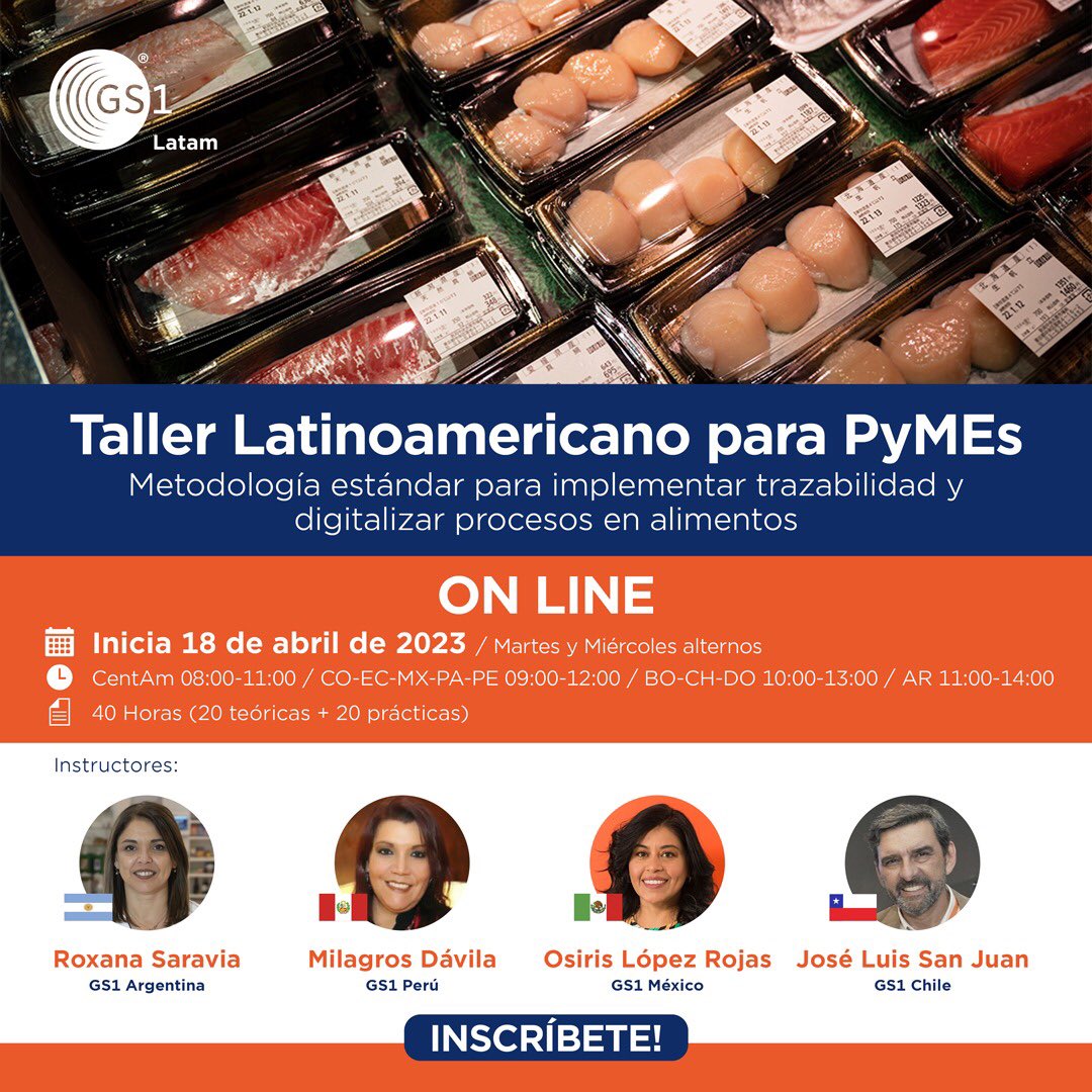 Mejore la planificación de sus procesos y alcance mayor #confianza por parte de los #consumidores, creando mayor #visibilidad de los procesos de #elaboración y #distribución de sus productos.

Inscripción: docs.google.com/forms/d/1H637Q…