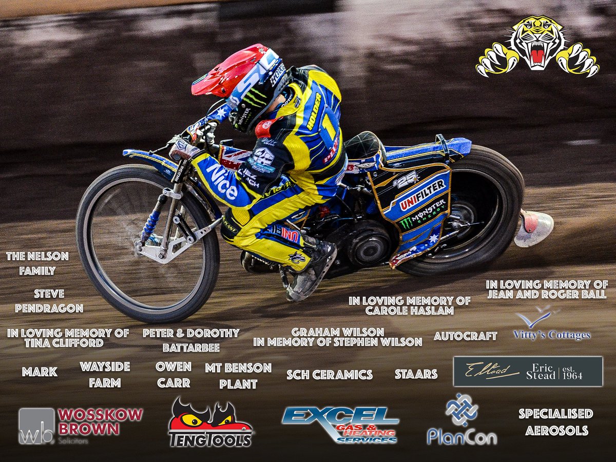 𝗧𝗵𝗲 𝘁𝗲𝗮𝗺 𝗯𝗲𝗵𝗶𝗻𝗱 𝗼𝘂𝗿 𝘁𝗲𝗮𝗺 💙💛

A huge thank you to the individuals and companies sponsoring the Tru Plant Tigers heading into the new season 🤝

🐯 #sheffieldissuper | #britishspeedway