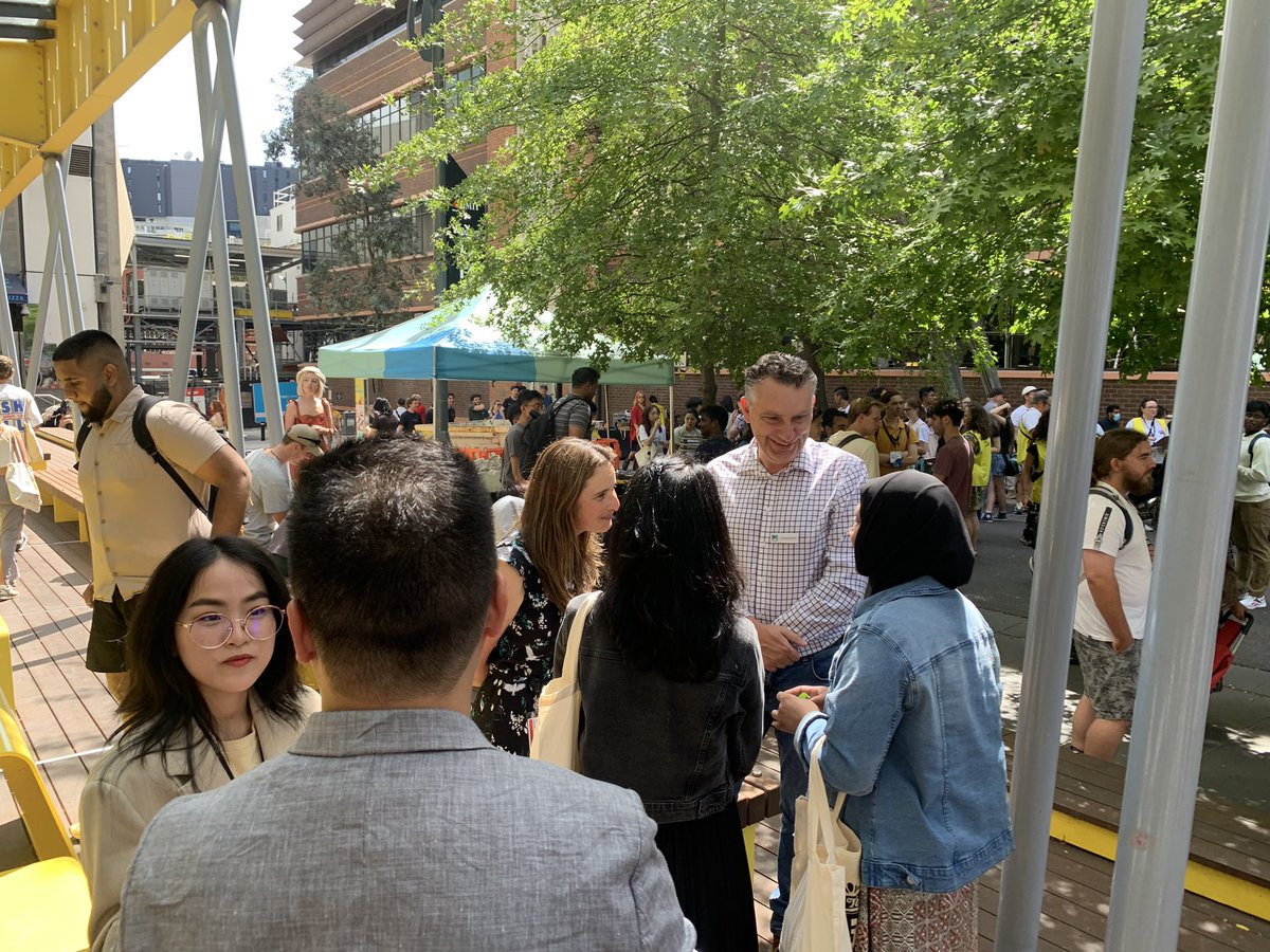 So much buzz at the <a href="/RMIT/">RMIT University</a> Orientation! The <a href="/cityofmelbourne/">City of Melbourne</a> team and the crew from The Couch enjoyed every moment connecting with our new students in Melbourne! We have lots planned - melbourne.vic.gov.au/community/heal… #StudentCity #MelbMoment