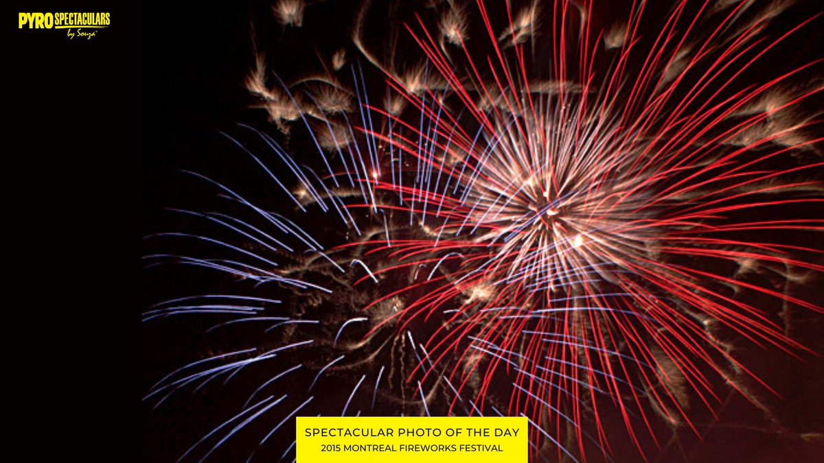 pyrospectacular's tweet photo. Check out this blast from the past. This #photooftheday was taken at the 2015 Montreal Fireworks Festival (L’International des Feux Loto-Québec). #throwbackThursday #fireworks #pyrospec https://t.co/8zFEUepqbb
