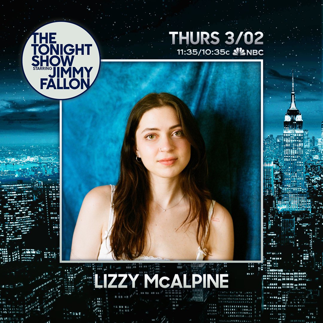 LizzyMcAlpine's tweet photo. playing @FallonTonight on march 2nd :) https://t.co/i1LrNgFfPE