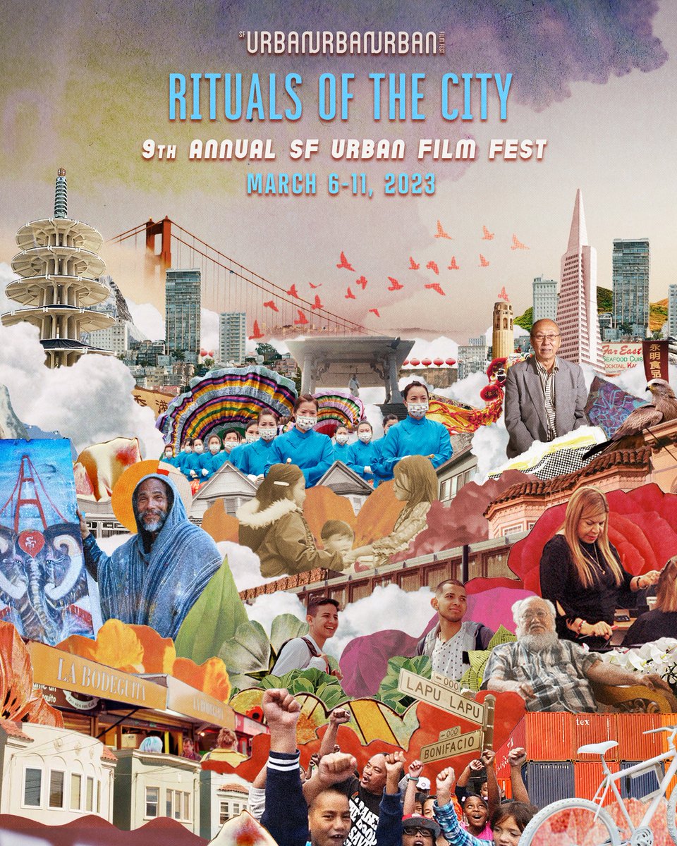 Our friends at @SFUrbanFilmFest are getting ready for their 9th annual film festival, Rituals of the City, 3/6 - 3/11! The festival will feature urban-focused films with screenings & special programs throughout SF. Get more info → bit.ly/3kp2GKQ