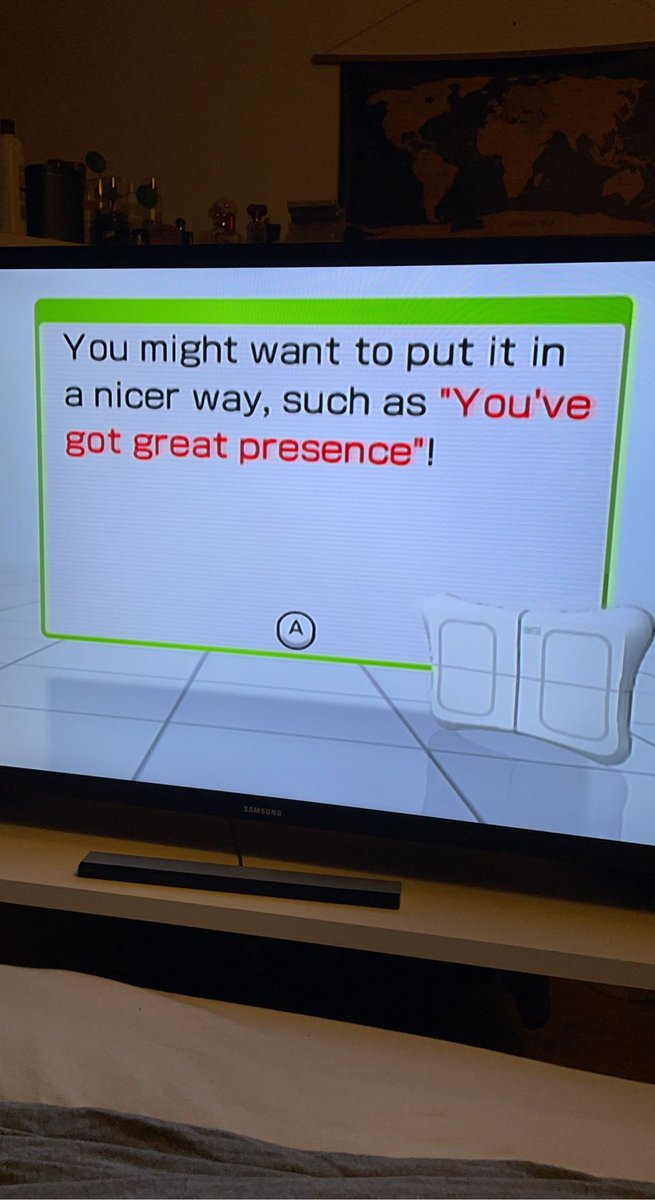 WiiFit had NO chill