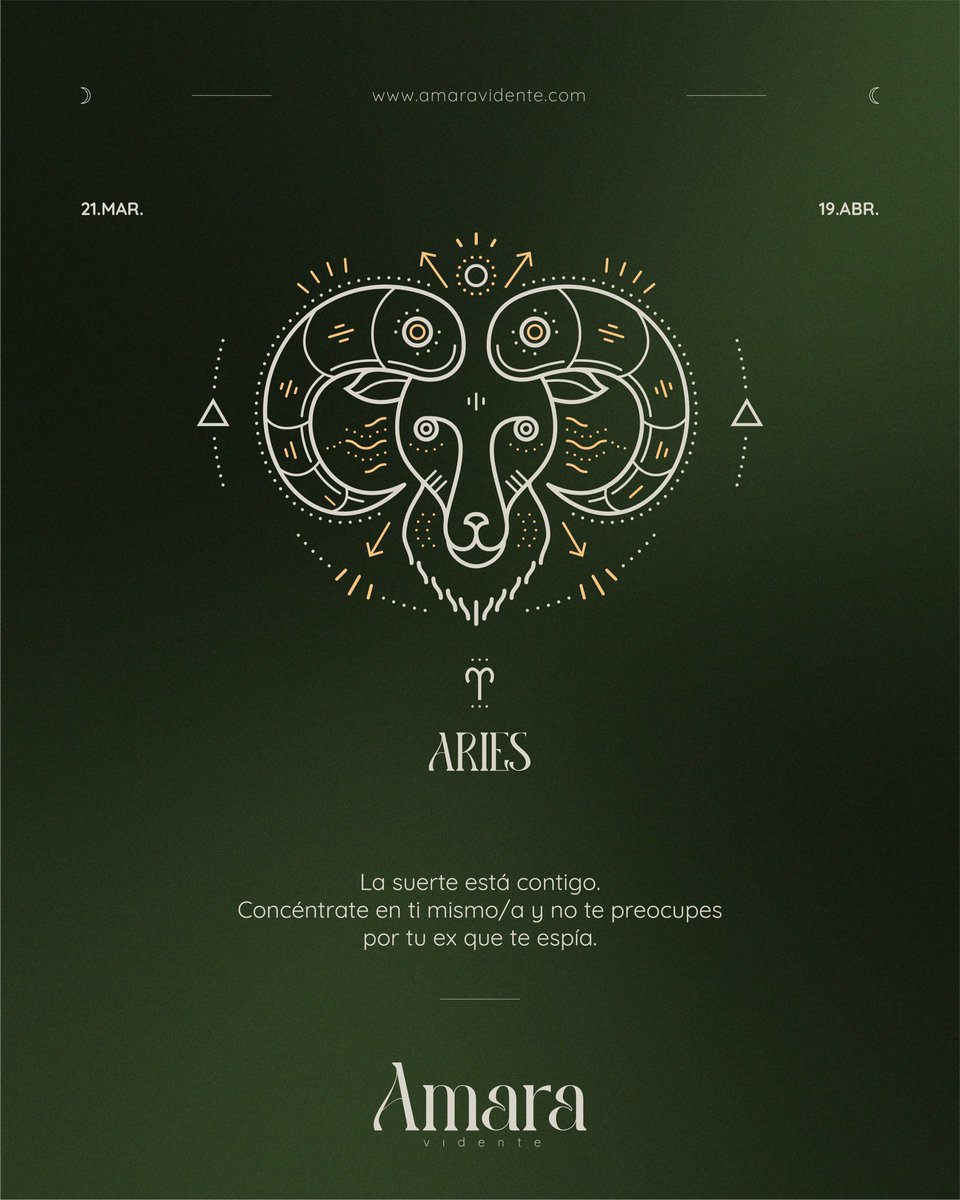 ❤️Aries ♈️ La suerte toca a tu puerta. Te enfocas en ti y el amor deja de ser tu prioridad. Vienes de una separación llena de mentiras y engaños. Te conviertes en una mejor persona. 😌
🚨Cuidado!  Tú expareja te espía todavía. Querrá recuperarte, no te conviene.#horoscopoaries