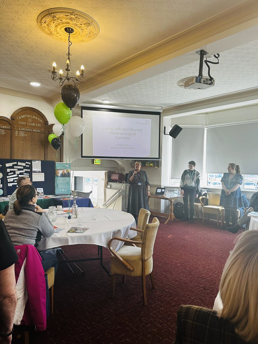 louchap01's tweet photo. So proud of our Haematology CNS team @OldhamCO_NHS &amp; @MacmillanSuppo2 who joined together with @LymphomaAction and other community teams to support our F11 patients who are recovering from chemotherapy treatment #CancerAwareness #EndofTreatment @ExpTeamNCA https://t.co/gYXIcd7SV1