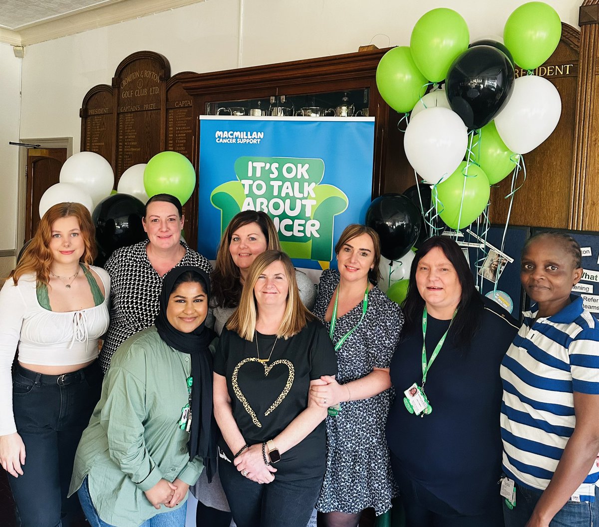 louchap01's tweet photo. So proud of our Haematology CNS team @OldhamCO_NHS &amp; @MacmillanSuppo2 who joined together with @LymphomaAction and other community teams to support our F11 patients who are recovering from chemotherapy treatment #CancerAwareness #EndofTreatment @ExpTeamNCA https://t.co/gYXIcd7SV1