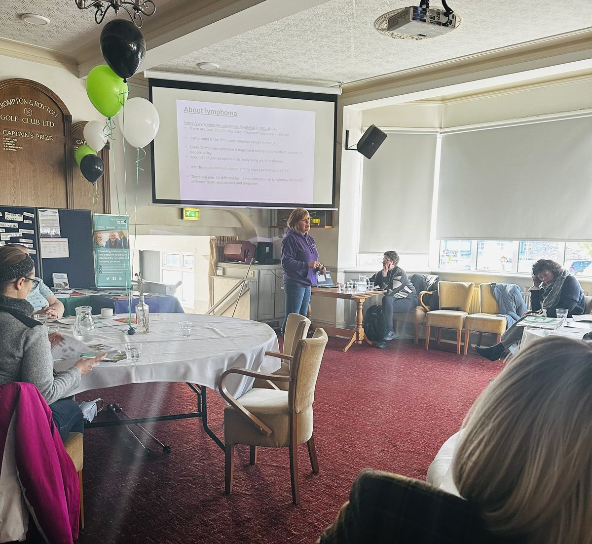 louchap01's tweet photo. So proud of our Haematology CNS team @OldhamCO_NHS &amp; @MacmillanSuppo2 who joined together with @LymphomaAction and other community teams to support our F11 patients who are recovering from chemotherapy treatment #CancerAwareness #EndofTreatment @ExpTeamNCA https://t.co/gYXIcd7SV1