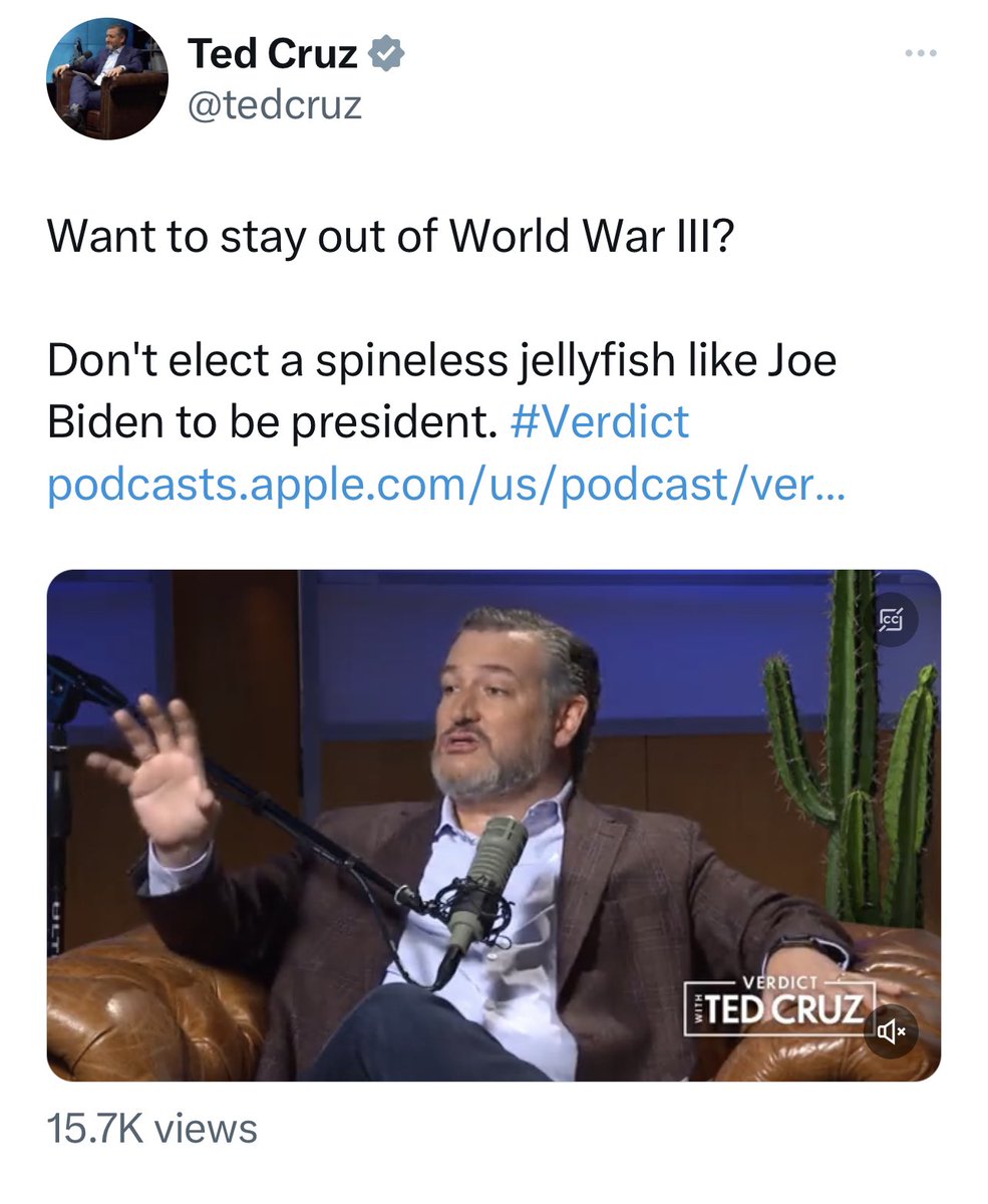 JoJoFromJerz's tweet image. Ya know, you’d think the guy who tried to overturn an election for the dude who called his wife ugly would know what it means to be a spineless jellyfish.