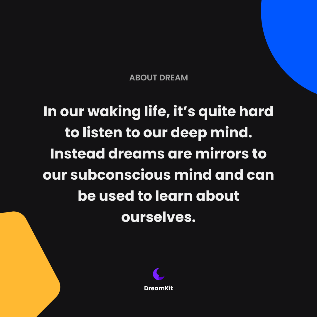 dreamkit_app's tweet image. Try DreamKit: Dream Journal App. 
Interpret your dreams with GPT-3 AI.
Visualize your dreams with AI Art.

No Ads, No sign-up required, 100% free.

iOS: shorturl.at/agxS4
Android: shorturl.at/bnqFW