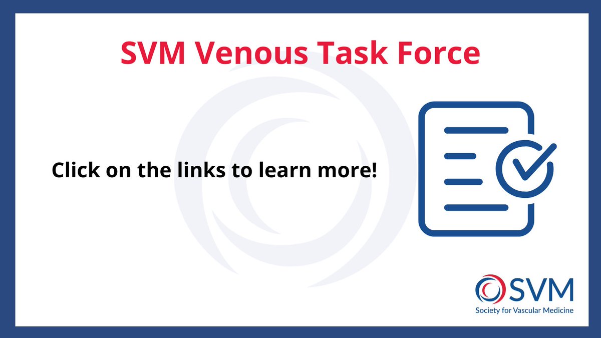 Learn about #VTE #thrombosis #venousulcer #patientinformation @VMJ_SVM featuring @PagingDrSolomon, @adityasharmamd and more! SVM Comms: buff.ly/3XOkBbu Patient info: buff.ly/3XTUgZy @YogenKanthi @EstherSHKimMD @RKolluriMD @herbaronowMD @Angiologist @evratchford