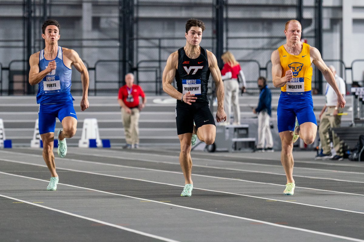 HokiesTFXC's tweet photo. Sean Murphy is in 3rd place after four events in the men's heptathlon! 

#Hokies 🦃 https://t.co/X3O5Osw3af