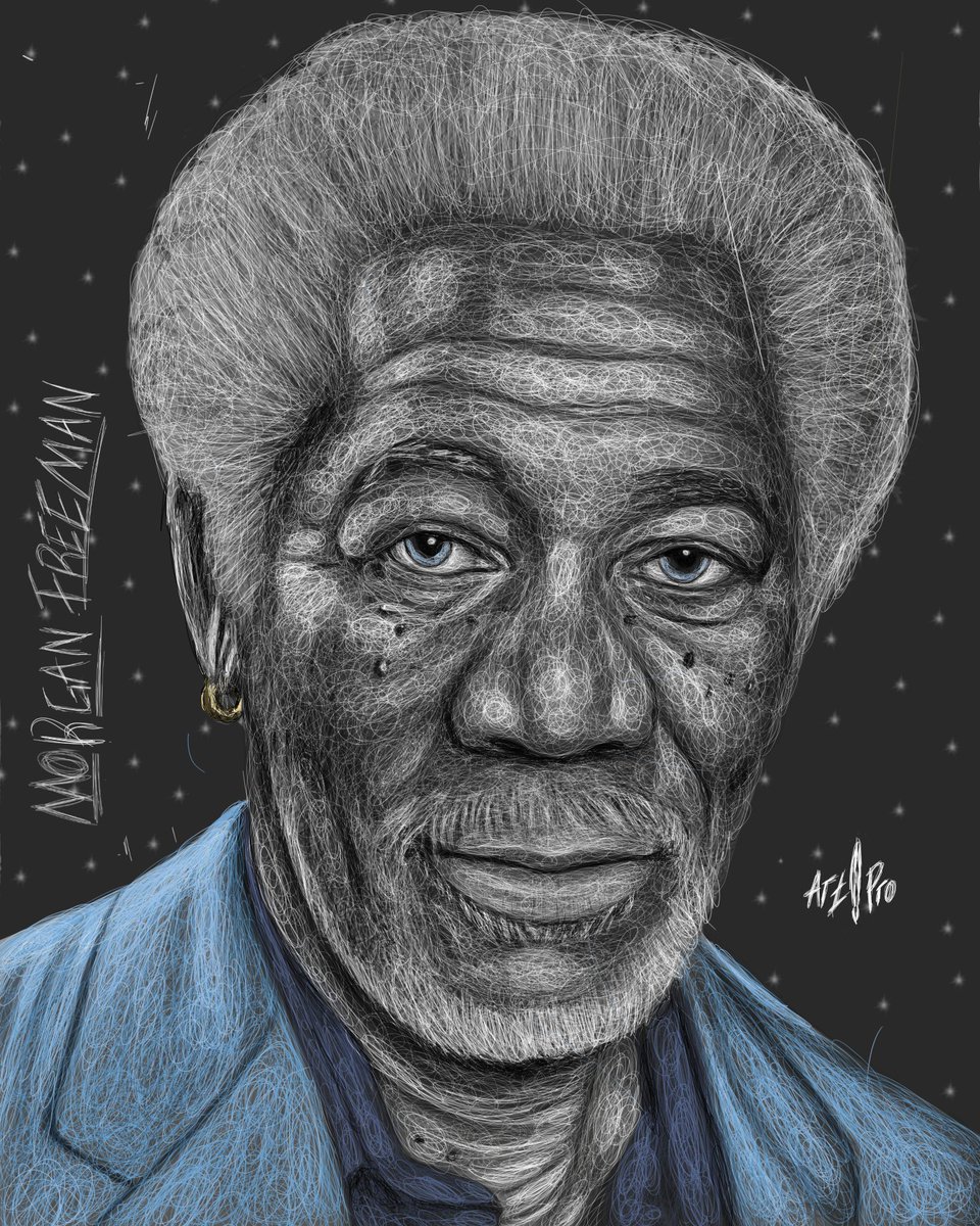 artpro_01's tweet photo. Done😎 🖌️🎯for one of my favourite actors @morgan_freeman #holywood #actionmovies #Jupiter #blueeye #earrings #BLACKPINK #black #usa #NewYork #movies #art #ArtofLegends #Artoftheday https://t.co/QwHaUUofIf