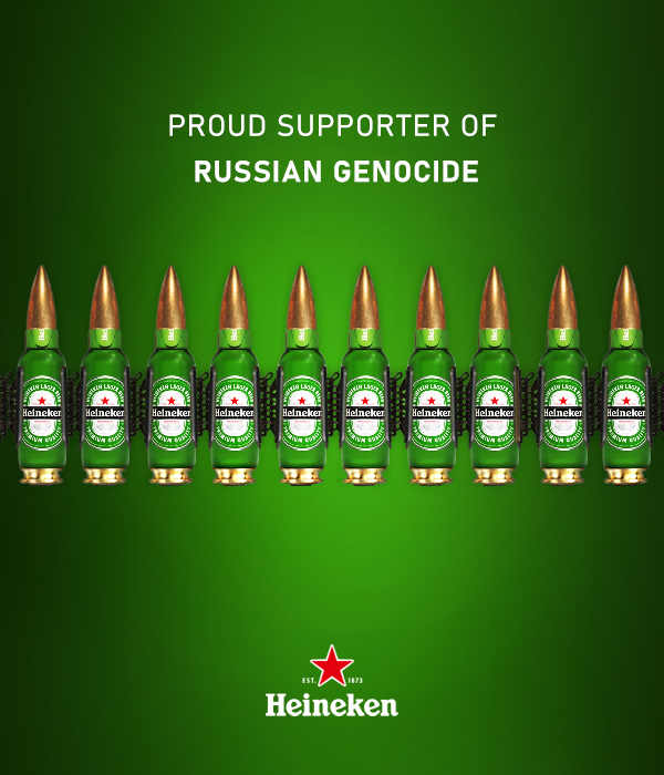 Heineken launched no less than 61 new products on the #Russian market last year after promising to stop investing there because of the war in #Ukraine. @Heineken What say you? #BoycottHeineken #OpRussia #RussiaIsATerroristState Tag them, share this and make them uncomfortable