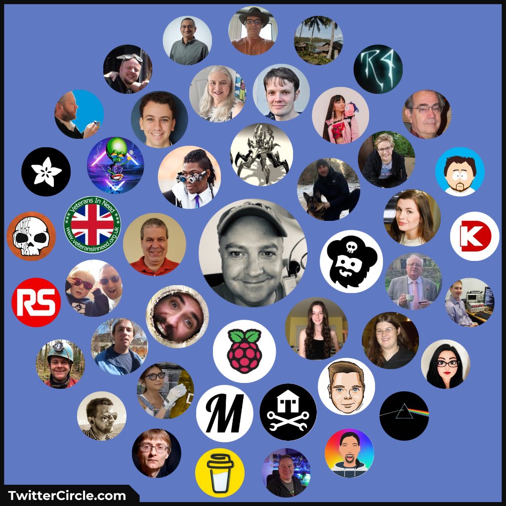 kevsmac's tweet photo. My Twitter Interaction Circle generated by https://t.co/olf1jTzxGz
🥇 @scrumtuous
🥈 @Raspberry_Pi
🥉 @Gadgetoid
Not sure how it generates this, but thought you’d be interested to see this!
#robotics #python #notjava https://t.co/CLHUIMZ5jL