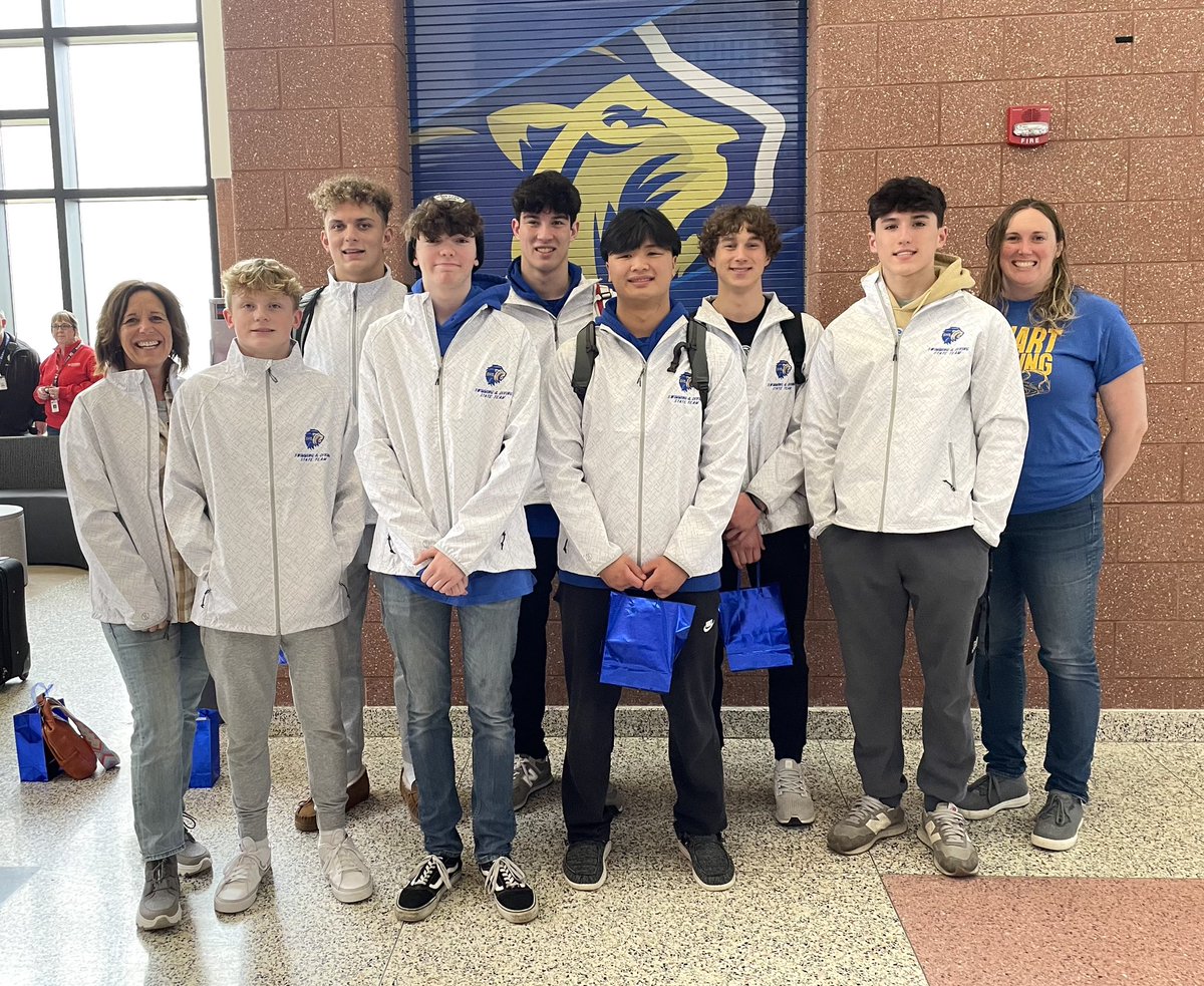 Thank you, Elkhart High School Athletics staff, families and friends for the great send off to this weekend’s IHSAA Boys’ Swimming and Diving State Championship meet! Let’s goooo, Lions!! <a href="/ElkhartHSSports/">Elkhart High School Athletics</a>