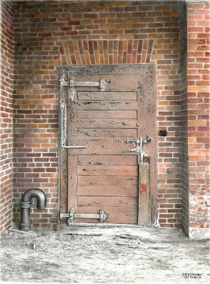 Seeing more and more impressive stuff from this medium #ColouredPencil

Backdoor Lockdown by Carol E. Maltby
