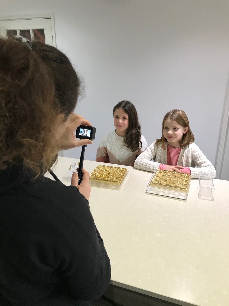 Here’s a sneaky peak behind the scenes of us shooting a video to try and persuade you all to keep your Ferrero Rocher packaging for Waste Wednesdays!  We had to do a lot of takes as we kept giggling! @TerraCycleUK