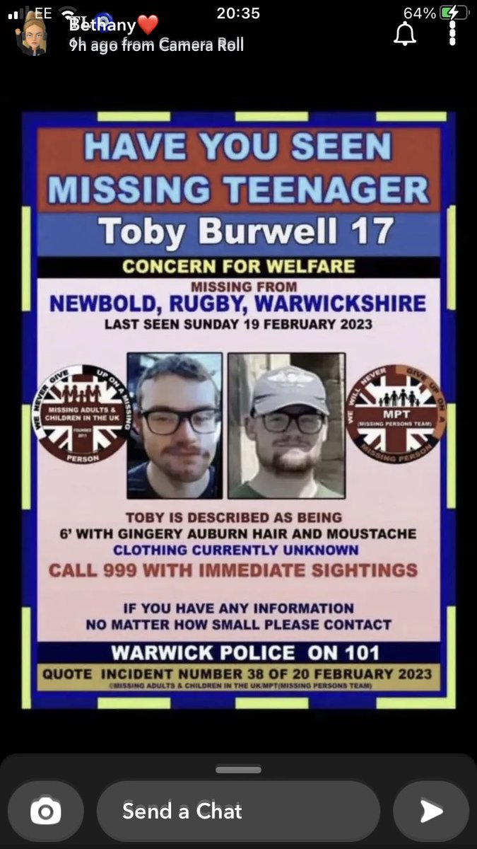 Hxctor351's tweet photo. #tobyburwell find him https://t.co/JGXu7TmR6B