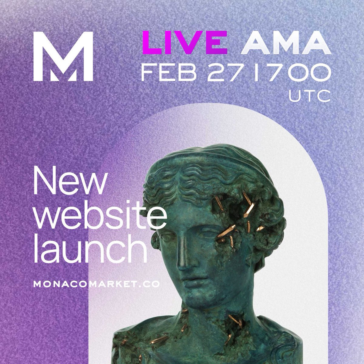 It's finally here! Our new Monaco Market website will be unveiled on Monday, February 27th at 1700 GMT. Join us on Telegram for an AMA with updates and Q&amp;A. What features are you most excited about?  #StayTuned #AMA #WebsiteLaunch   💪  🔜 🚀