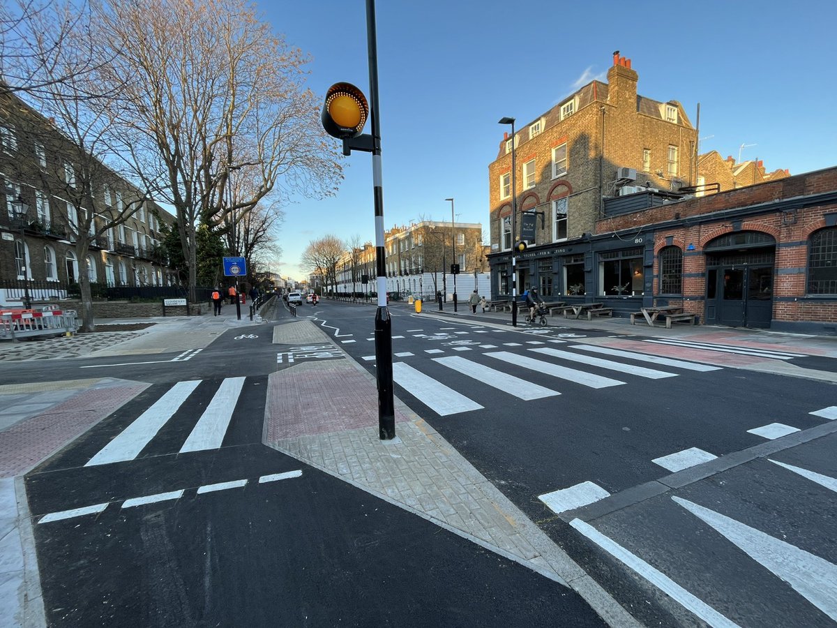 Quite proud of this crossing on Liverpool Road.