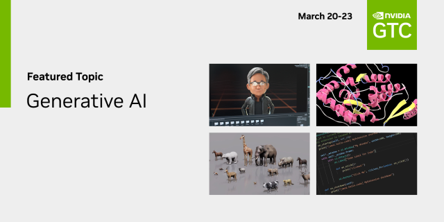 Don't miss @NVIDIA’s latest work in generative AI models. Join us at #GTC23 to uncover how generative AI can build 3D virtual worlds bigger, faster, and easier than ever before. Register now! nvda.ws/3Sn8l0z#GenAI