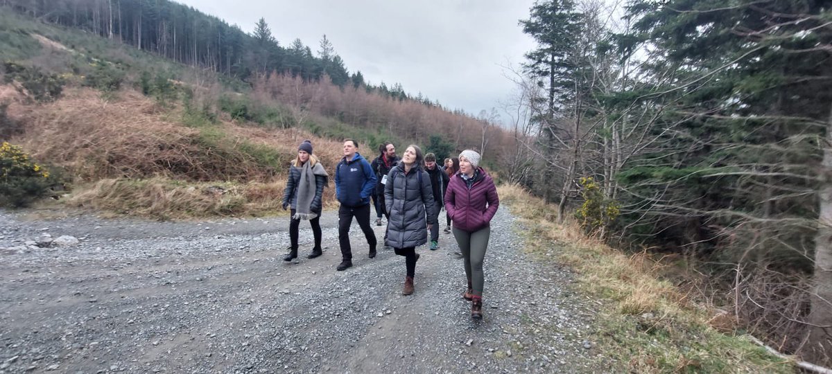 eliz_annett's tweet photo. Enjoyed a new conference format… leading a ‘walkshop’ on determining the social value of trails and greenspace with Shanna Rice @NationalTrustNI. We walked a stunning route along trails on the slopes of Slieve Donard while having lots of discussion with #ORNIConf23 participants. https://t.co/IPngwudAzH