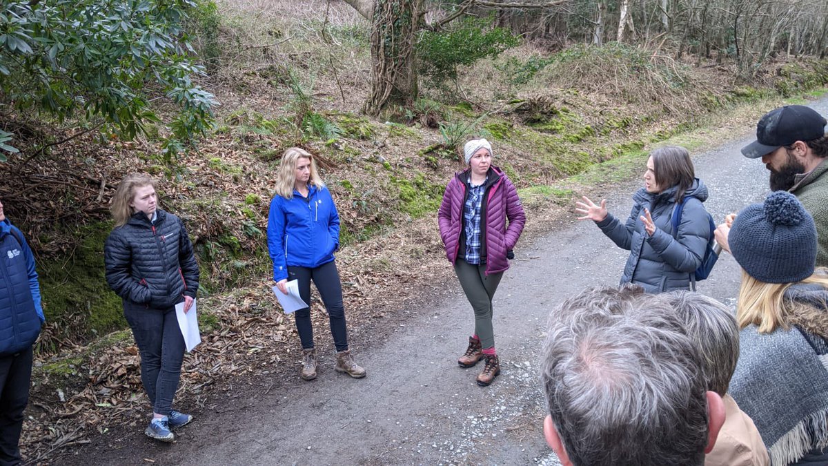 eliz_annett's tweet photo. Enjoyed a new conference format… leading a ‘walkshop’ on determining the social value of trails and greenspace with Shanna Rice @NationalTrustNI. We walked a stunning route along trails on the slopes of Slieve Donard while having lots of discussion with #ORNIConf23 participants. https://t.co/IPngwudAzH