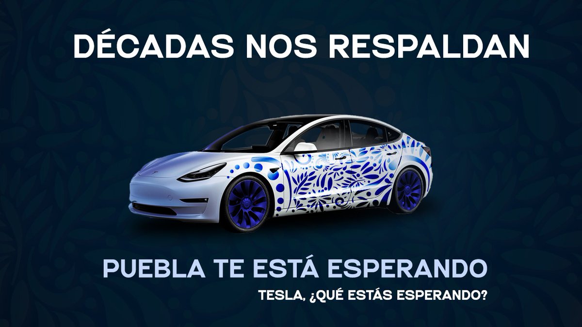 NachoMierV's tweet photo. ¿Lugares? Muchos, como #Puebla, ninguno. @elonmusk no lo dudes, décadas de albergar marcas automotrices importantes, nos avalan. Los esperamos para que conozcan la infraestructura y aprovechen para comer mole, chalupitas y se maravillen con nuestra talavera y nuestra gente. https://t.co/oQfdcVTh7E