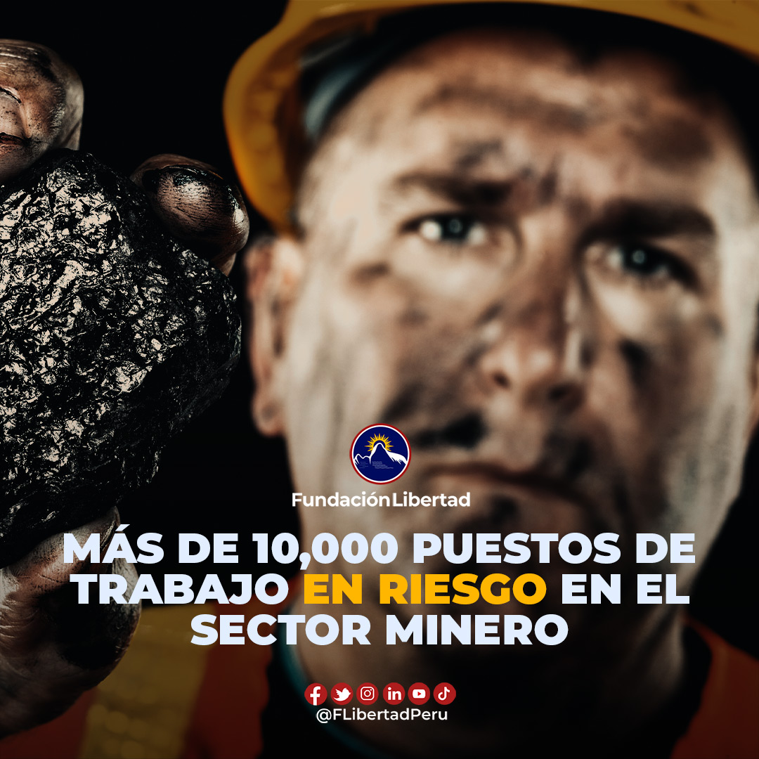 FLibertadPeru's tweet image. En el sector minero hay 10,000 puestos de trabajo en riesgo a raíz de las #protestas en Perú, advirtió la Asociación de Contratistas Mineros del Perú. Esta cifra podría aumentar si otras minas se ven obligadas a detener sus actividades.

#mineriaperu #mineríaperú #mineriaperuana