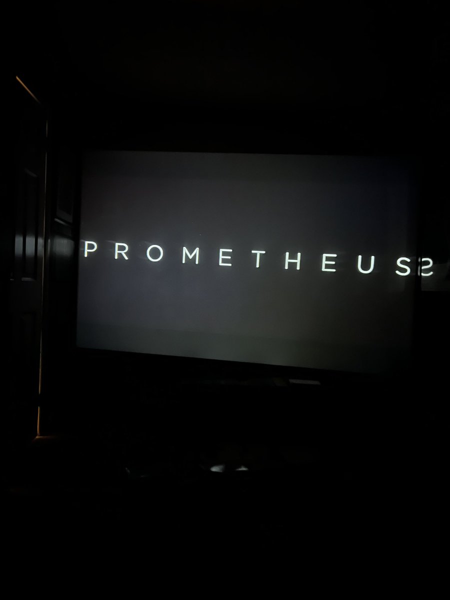 MarkyHarky's tweet image. Tonight’s movie…PROMETHEUS…

#Prometheus #AlienFranchise #HomeCinema