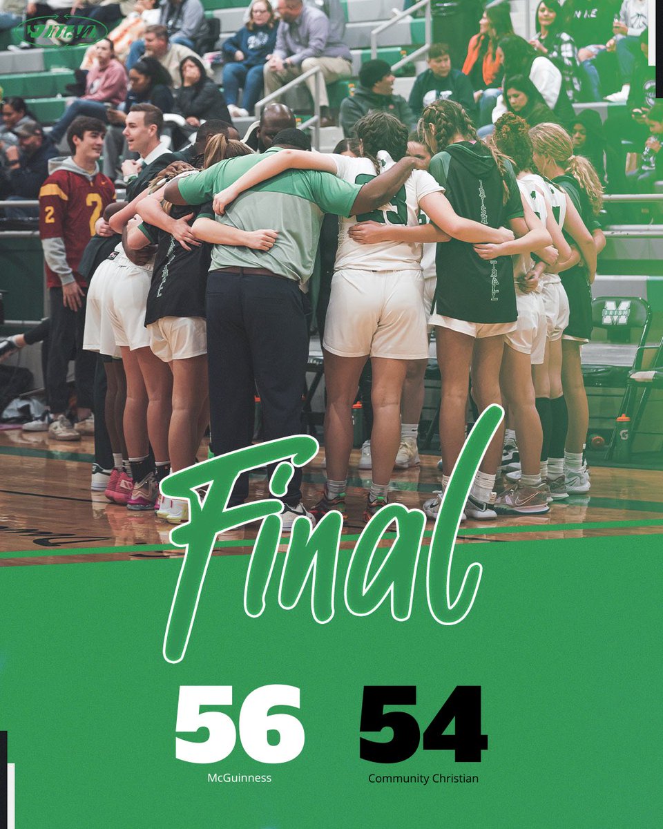 The Lady Irish close it out to stay alive in the playoffs! They will play tomorrow at 1:30 p.m. at Bethany! ☘️ #IrishPride
