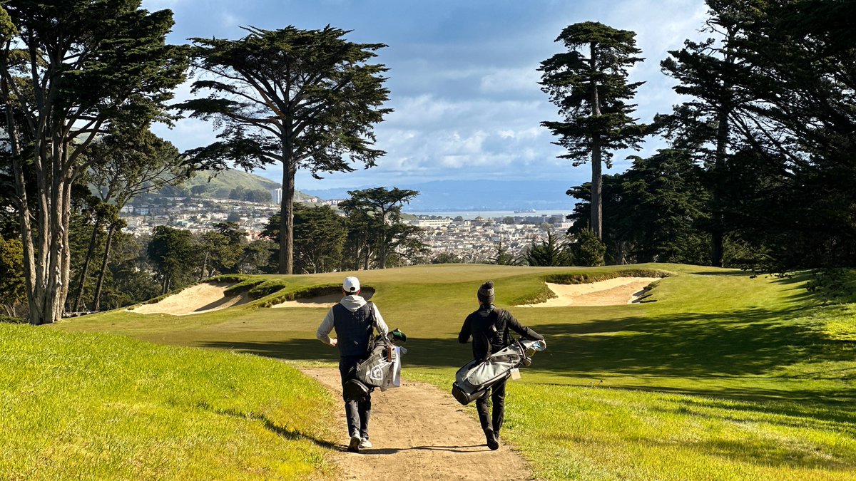 ukgolfguy's tweet photo. I had my first round at Cal Club today and it goes straight in as one of my favourites. Excellent restoration by Kyle Phillips and the attention to detail @CalClimbingSoup talked me through as we went around was fantastic. The ground was firm and fast, it was like being at home! https://t.co/sXX4BaE08x