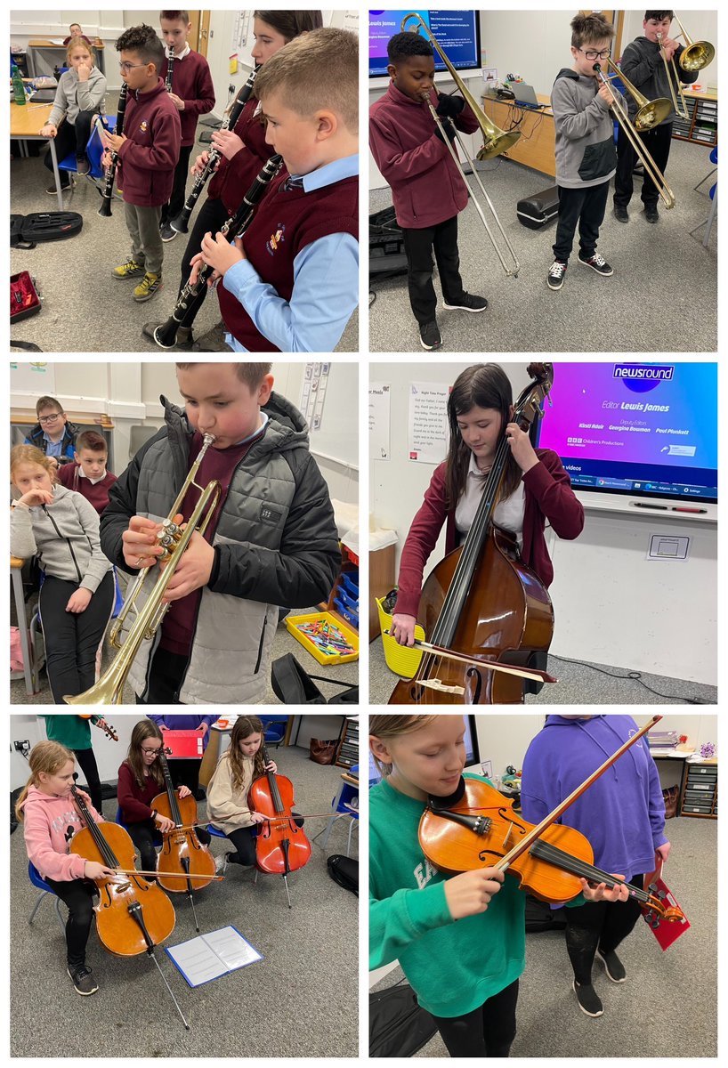 MissLunn4's tweet photo. Lots of musical talent in P6! This week they all had a chance to show their instruments to the class. It’s great to see the commitment and passion shining through! @MusicMidlothian @stdavidsPS_ELC https://t.co/iMo9HHqync
