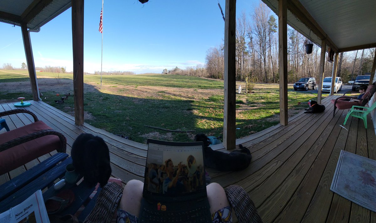boogsmcgoogs11's tweet photo. Too nice a day to not edit yearbook spreads on the porch #yearbook #hjybk #bearaider https://t.co/AsghCuPKRk