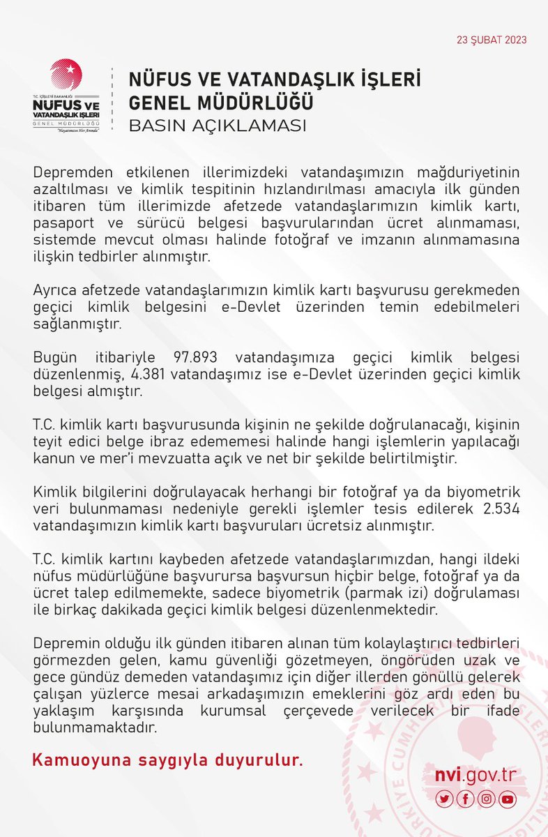 TCNufus's tweet photo. Fox TV’nin yapmış olduğu “Kimlik için fotoğraf çilesi”başlıklı habere ilişkin kamuoyu duyurumuz❗⬇️ https://t.co/Lwe8HZw2Gg