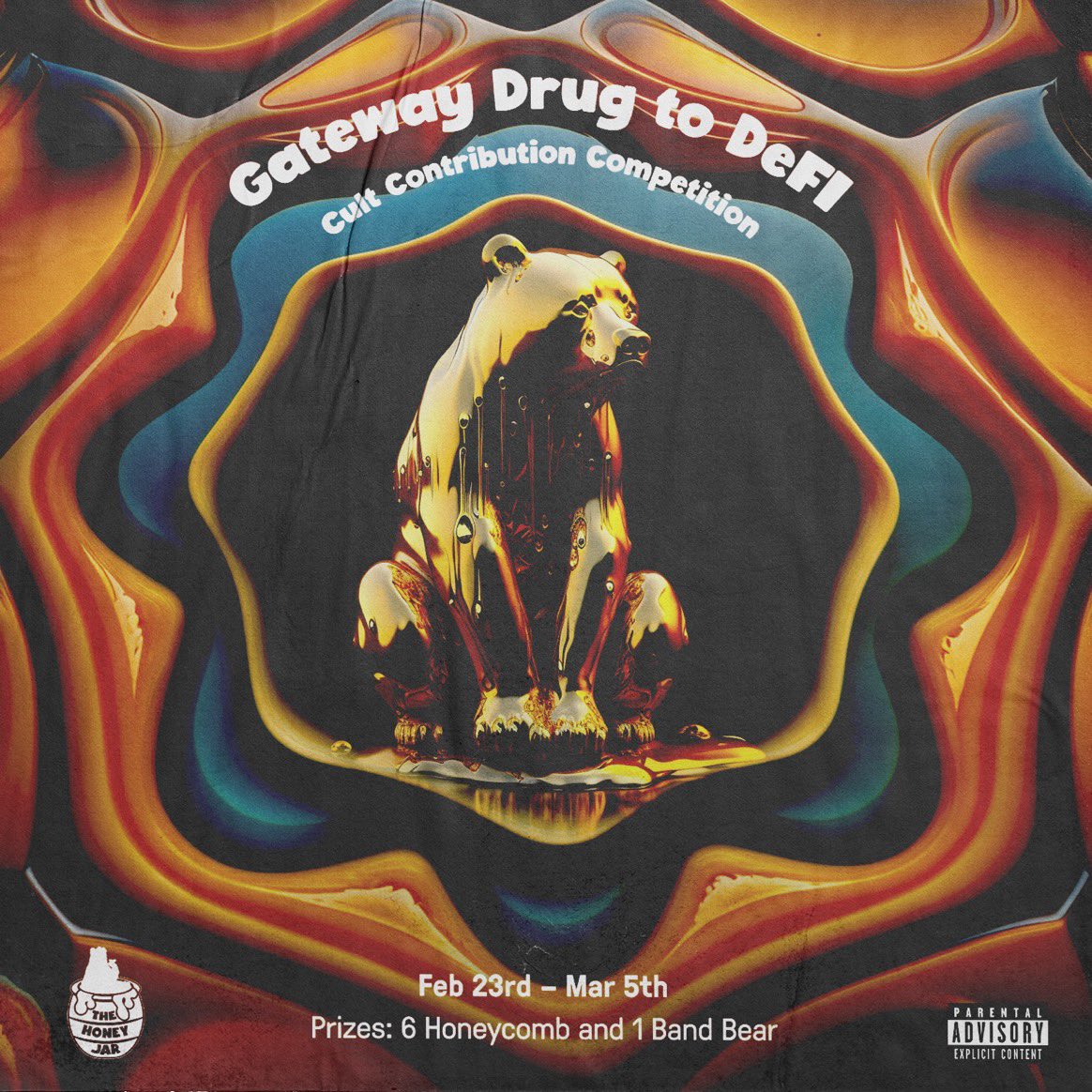 looking for a honey comb or a band bear NFT? 👀

<a href="/0xhoneyjar/">The Honey Jar 🏴‍☠️🐻⛓️</a> has a contest running!

Send your best memes, infographics, videos, writings and more. 
Use #0xHoneyJar or post it in our THJ-campaign-channel. GL Sers 🍯