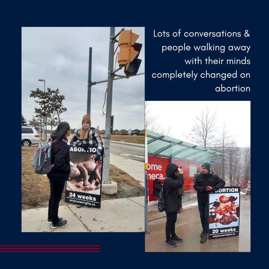 righttolifeTO's tweet photo. Check out the impact our Winter Bootcamp participants are making:
#prolifegeneration #prolife #prolifeto #prolifecanada #antiabortion #humanrights #prolifeapologetics #prolifeactivism #endthekilling #abortionkills #toronto #canada #humanrights #prolifeisprowoman https://t.co/bbbOtXRRUq