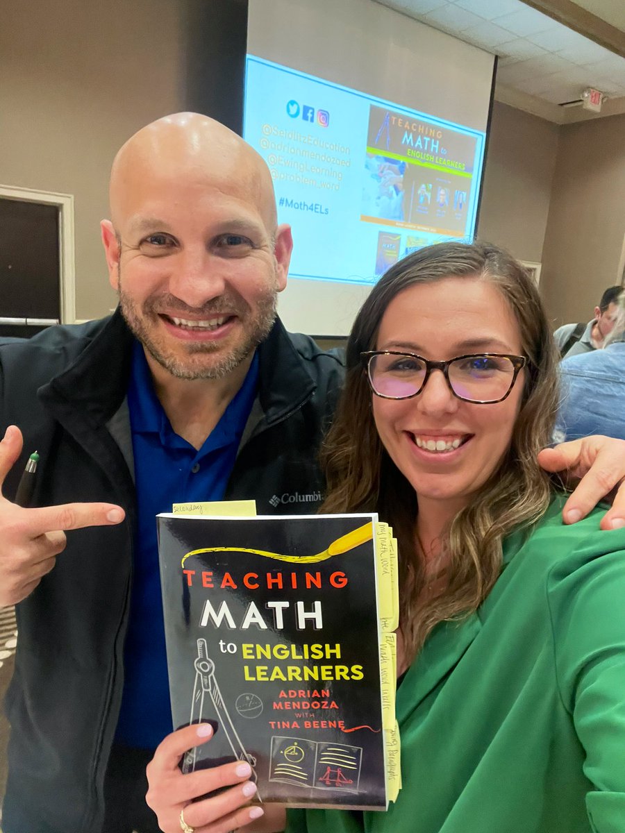 MrsN_ESL's tweet photo. So many takeaways from #Math4ELs, including the power of academic reading 📖 and writing ✍️ in making connections and understanding the process in our Math classrooms! #BOOM #ContentLiteracy @adrianmendozaed @Seidlitz_Ed https://t.co/1z3rUHMY8x