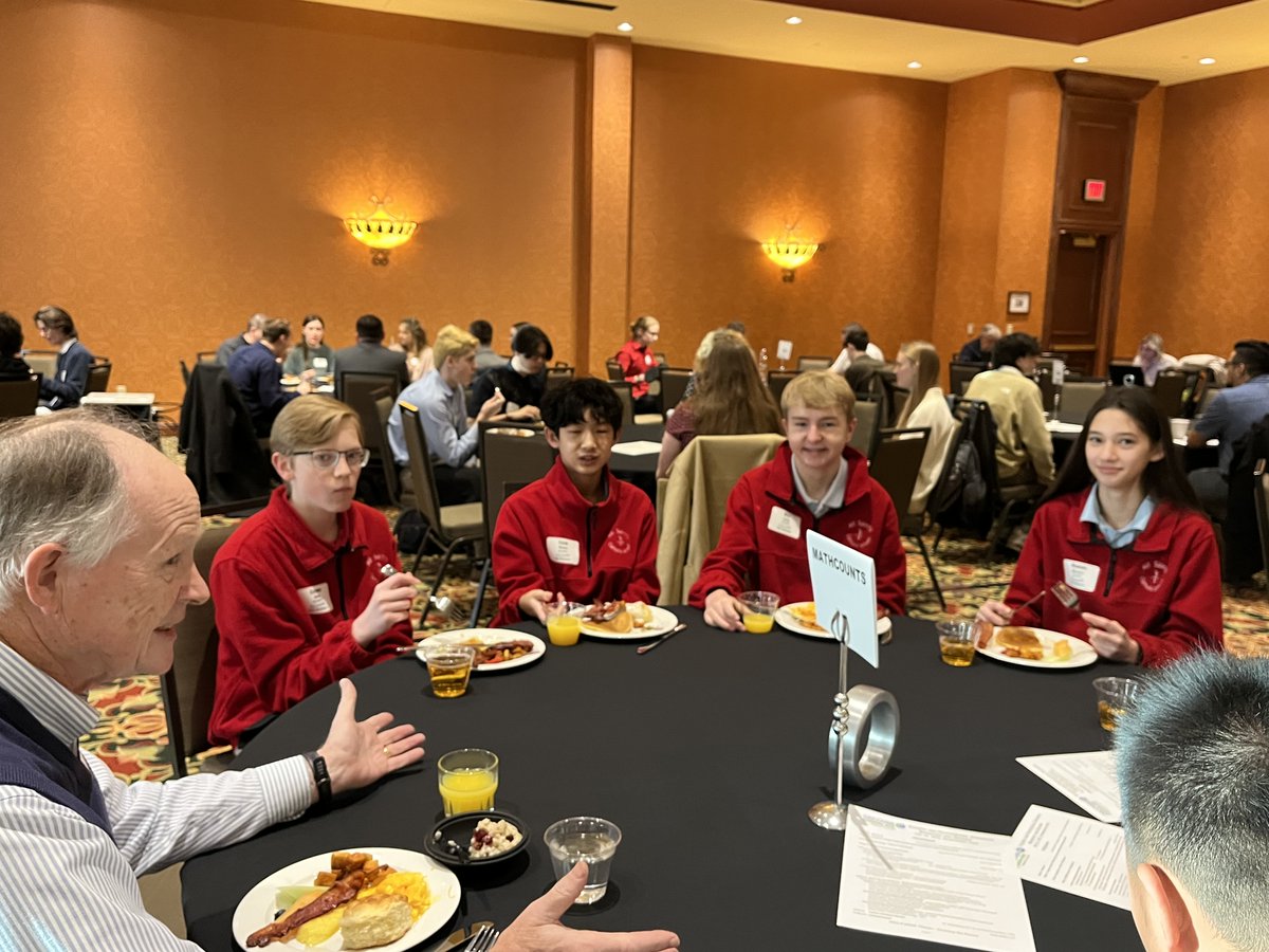 allsaintsba's tweet photo. Good luck to our Mathcounts Team, which qualified to compete in the state championship this Saturday in OKC! Today they were recognized at a breakfast at the University of Tulsa. #academicexcellence https://t.co/shw4rOOWi8